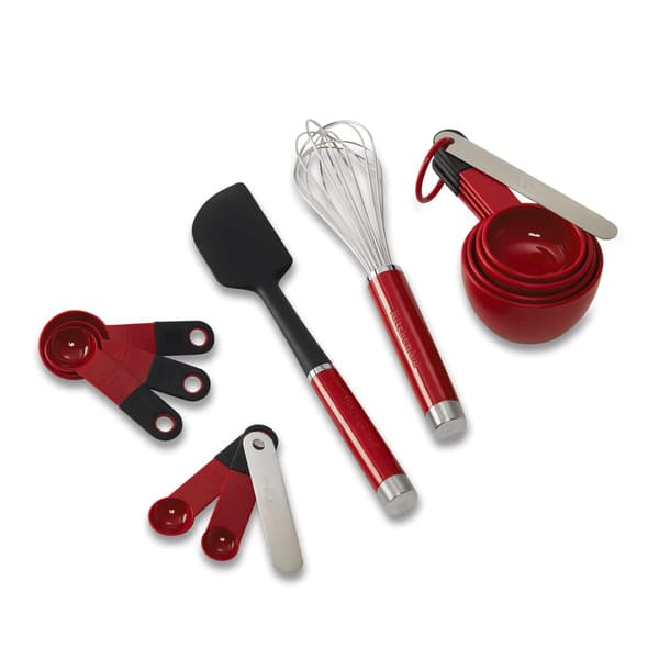 Bộ Dụng Cụ Làm Bánh 11 Món KitchenAid Gourmet (Màu Đỏ Empire)