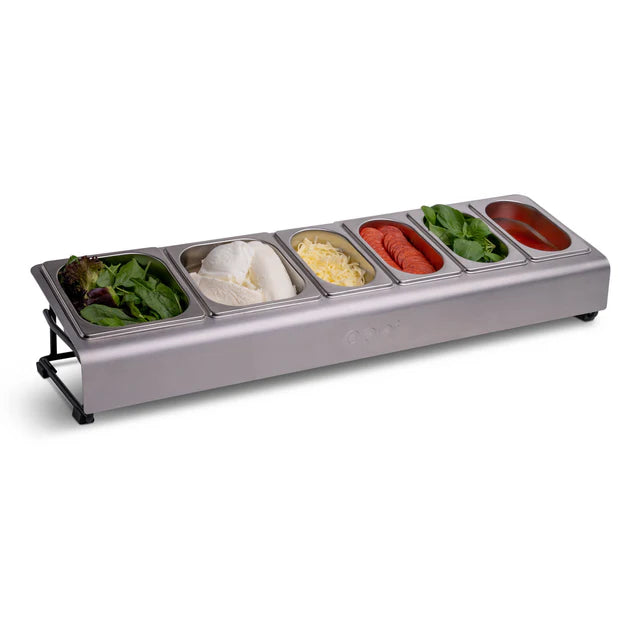 Ooni Pizza Topping Station – Khay chuẩn bị nguyên liệu pizza chuyên nghiệp
