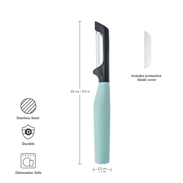 Dụng cụ gọt vỏ chữ Y KitchenAid Core Line (Màu Xanh Bạc Hà)