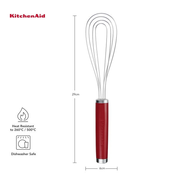 Phới khuấy sốt (Phới dẹt) KitchenAid Core Line (Màu Đỏ Empire)