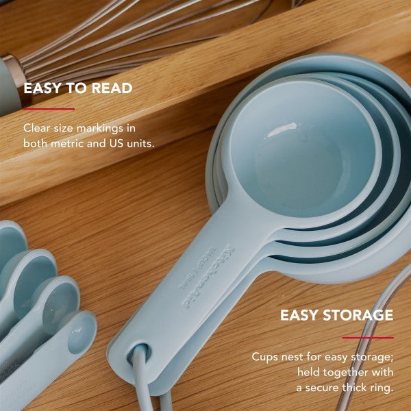 Bộ Cốc Đong 4 Món KitchenAid (Màu Xanh Bạc Hà)