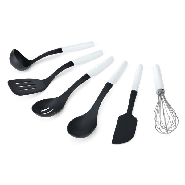 Bộ 6 Dụng Cụ Nhà Bếp KitchenAid Thiết Yếu (Màu Trắng)
