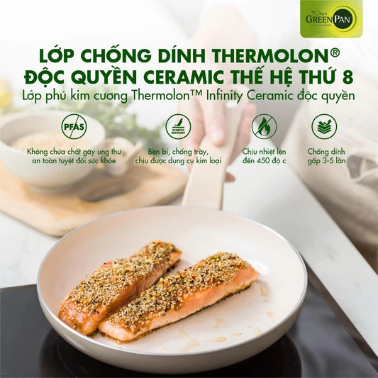 Chảo Chiên Chống Dính Greenpan Essence 24cm