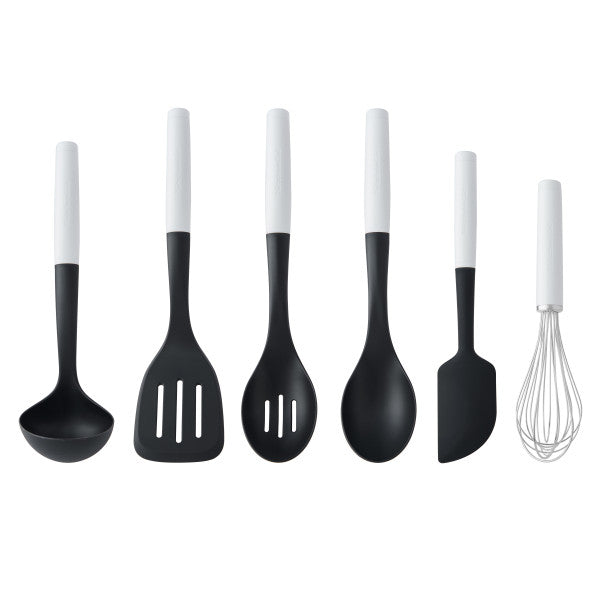 Bộ 6 Dụng Cụ Nhà Bếp KitchenAid Thiết Yếu (Màu Trắng)