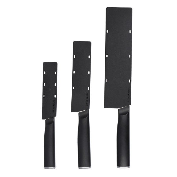 Bộ Dao Bếp 3 Món KitchenAid Classic (Kèm Vỏ Bọc, Màu Đen Onyx)