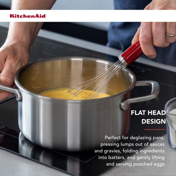 Phới khuấy sốt (Phới dẹt) KitchenAid Core Line (Màu Đỏ Empire)