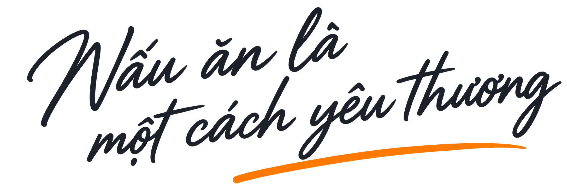Nấu ăn là một cách yêu thương